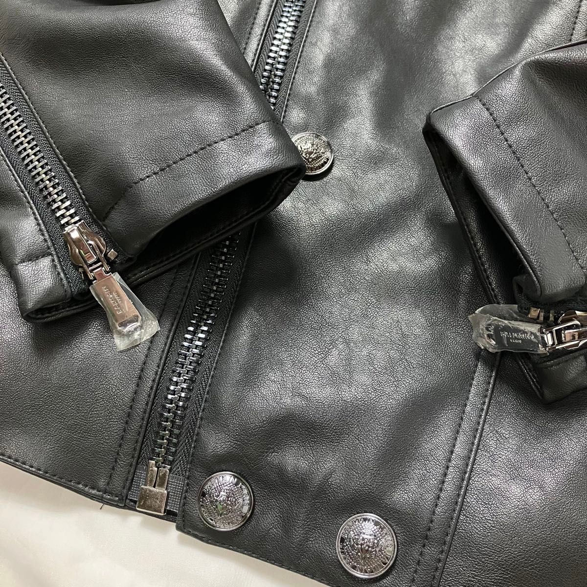 タグ付き未使用】BALMAIN バルマン ライダースジャケット タグ付き未使用】BALMAIN バルマン ライダースジャケット