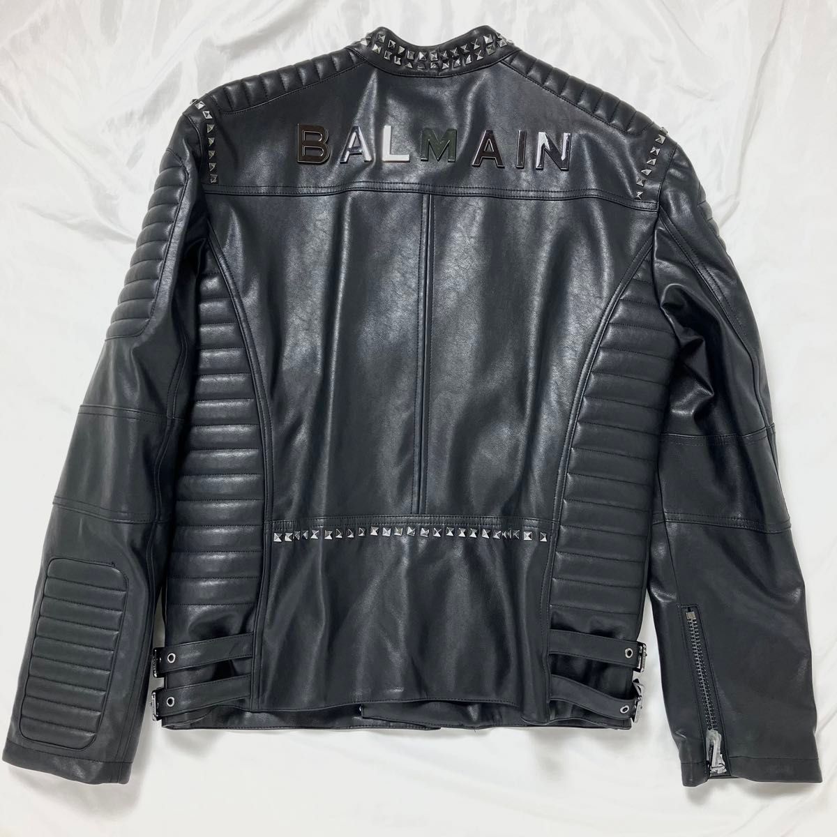 タグ付き未使用】BALMAIN バルマン ライダースジャケット タグ付き未使用】BALMAIN バルマン ライダースジャケット