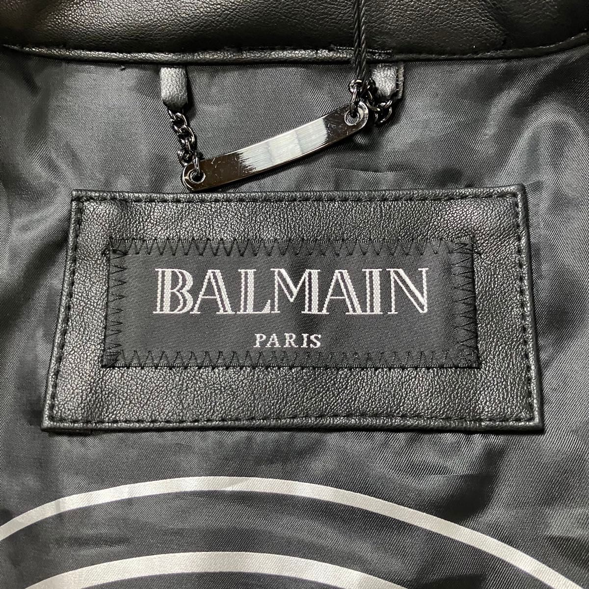 タグ付き未使用】BALMAIN バルマン ライダースジャケット タグ付き未使用】BALMAIN バルマン ライダースジャケット