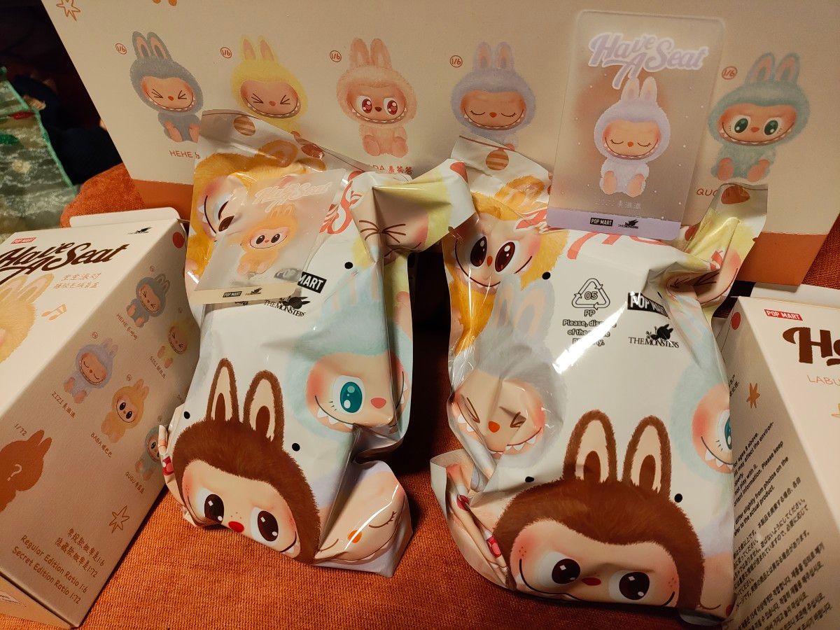 POPMART LABUBU Have a seat ZIZI BABA ラブブ ぬいぐるみ 2点セット POPMART LABUBU Have a seat ZIZI BABA ラブブ ぬいぐるみ 2点セット