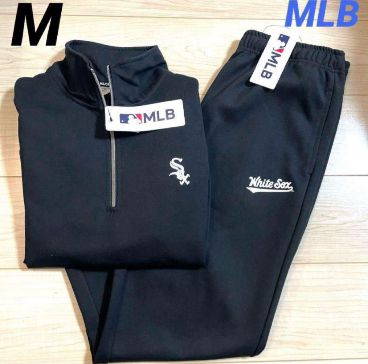 MLB ホワイトソックス ハーフジップ トレーナースウェット MLB ホワイトソックス ハーフジップ トレーナースウェット