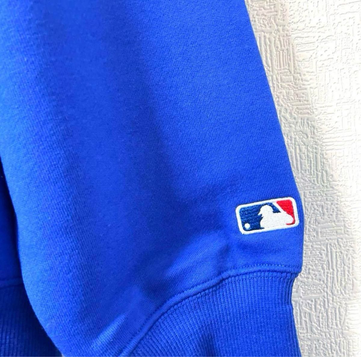 新品】MLB ドジャース トレーナー スウェット 裏起毛 ワッペン 新品】MLB ドジャース トレーナー スウェット 裏起毛 ワッペン