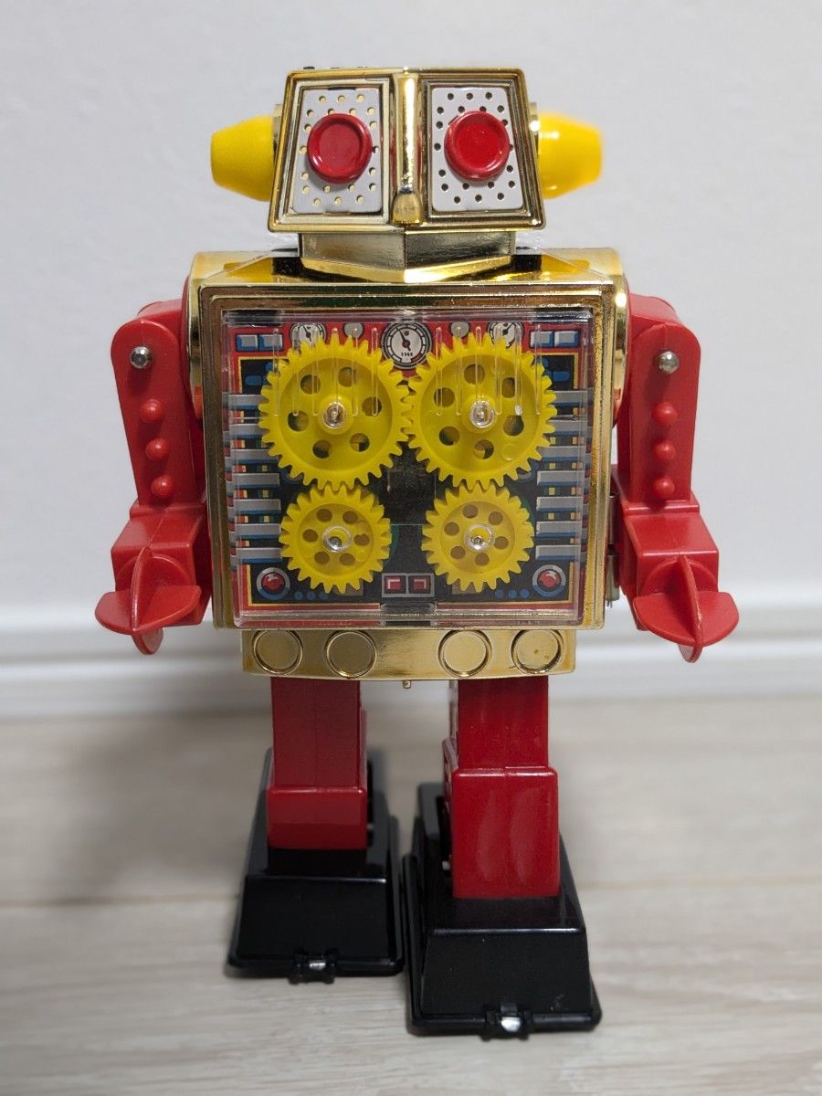 堀川玩具 Gear Robot ロボット玩具 昭和レトロ ブリキ 堀川玩具 Gear Robot ロボット玩具 昭和レトロ ブリキ