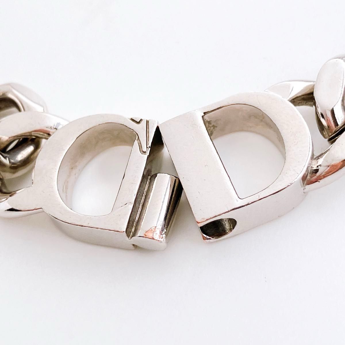 定価12万】ディオール dior CD ネックレス シルバー メンズ 定価12万】ディオール dior CD ネックレス シルバー メンズ