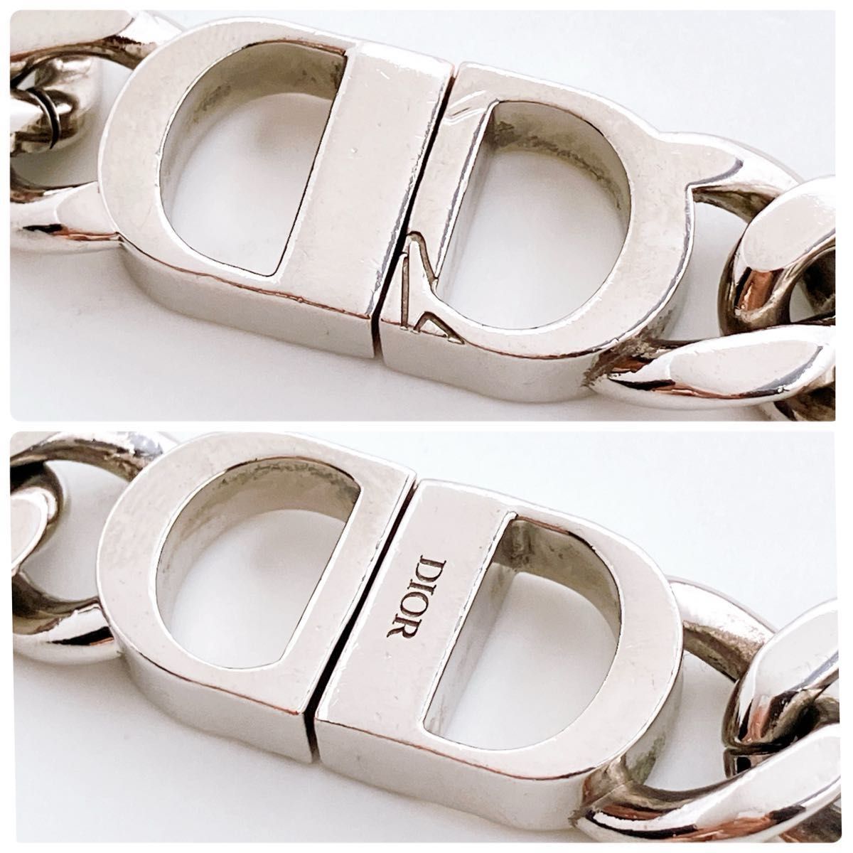 定価12万】ディオール dior CD ネックレス シルバー メンズ 定価12万】ディオール dior CD ネックレス シルバー メンズ