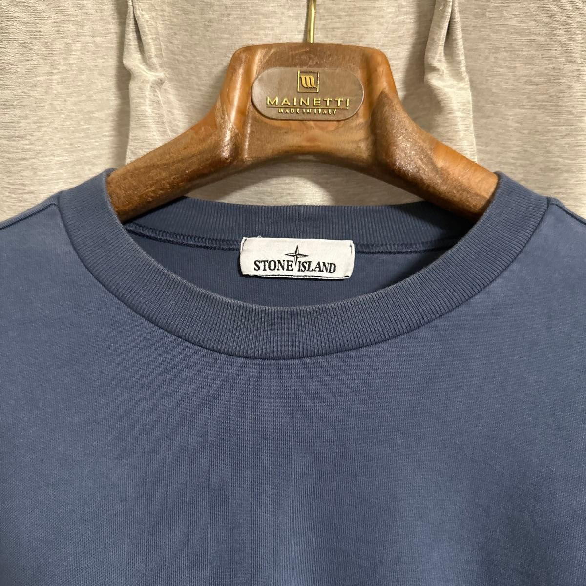 STONE ISLAND ネイビー 美品 XL ロンT 長袖Tシャツ ストーン STONE ISLAND ネイビー 美品 XL ロンT 長袖Tシャツ ストーン