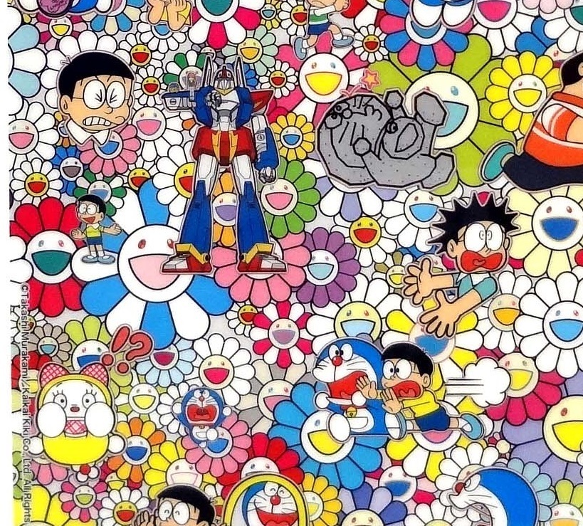 ドラえもん 村上隆 ドラえもん展 A4クリアファイルをB4額装 ドラえもん 村上隆 ドラえもん展 A4クリアファイルをB4額装