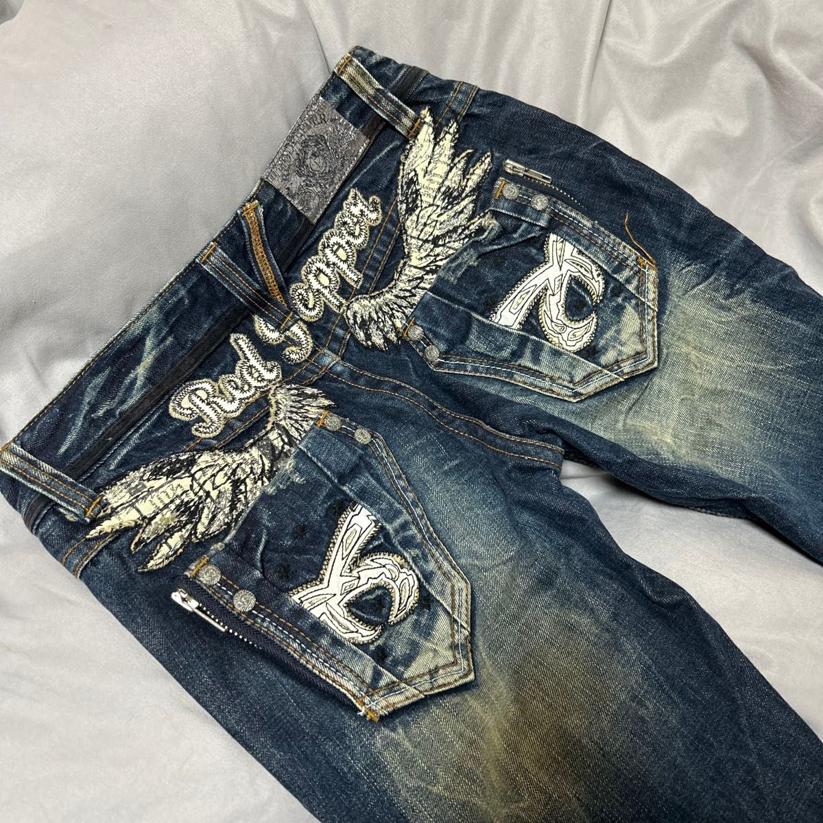 REDPEPPER 00s レッドペッパー 古着 デニム フレアパンツ 刺繍 REDPEPPER 00s レッドペッパー 古着 デニム フレアパンツ 刺繍