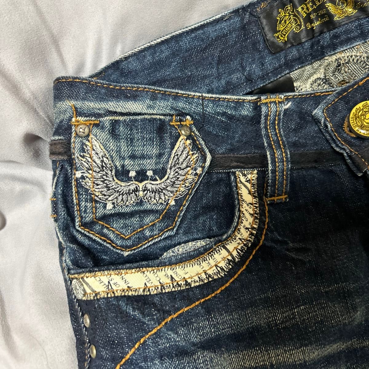 REDPEPPER 00s レッドペッパー 古着 デニム フレアパンツ 刺繍 REDPEPPER 00s レッドペッパー 古着 デニム フレアパンツ 刺繍