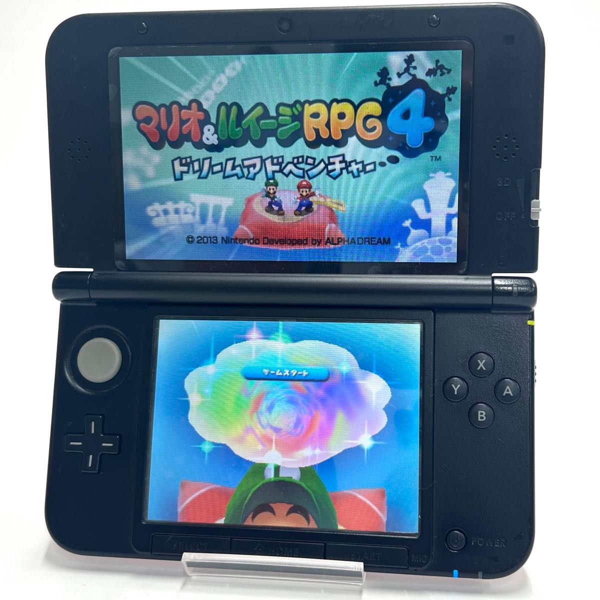 ニンテンドー 3DS LL レッド×ブラック 本体 マリオ&ルイージ4 ニンテンドー 3DS LL レッド×ブラック 本体 マリオ&ルイージ4