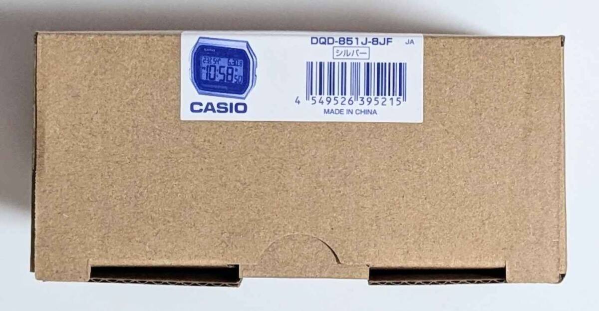 新品未使用】カシオ CASIO DQD-851J-8JF 電波目覚まし時計 wave 新品未使用】カシオ CASIO DQD-851J-8JF 電波目覚まし時計 wave