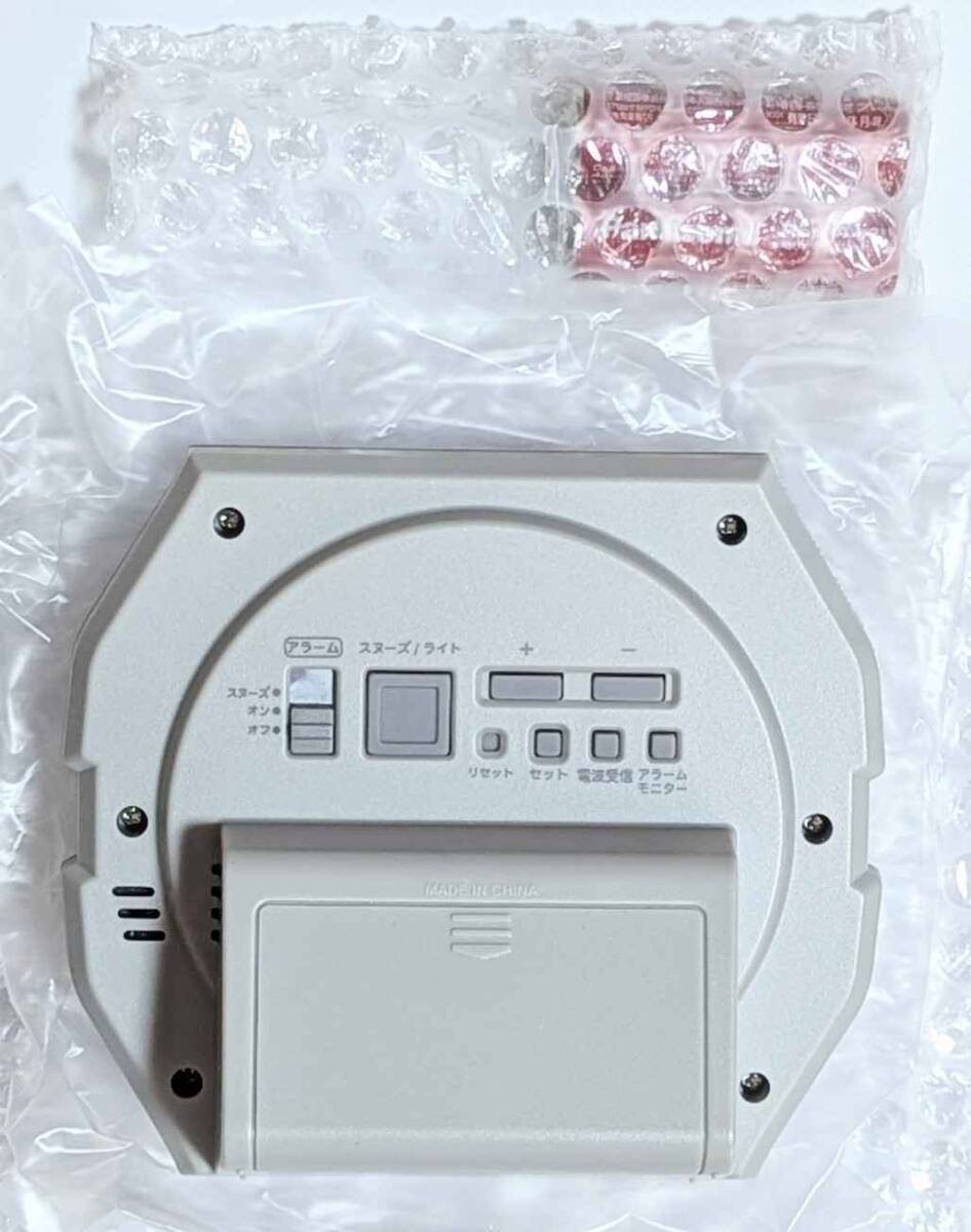 新品未使用】カシオ CASIO DQD-851J-8JF 電波目覚まし時計 wave 新品未使用】カシオ CASIO DQD-851J-8JF 電波目覚まし時計 wave