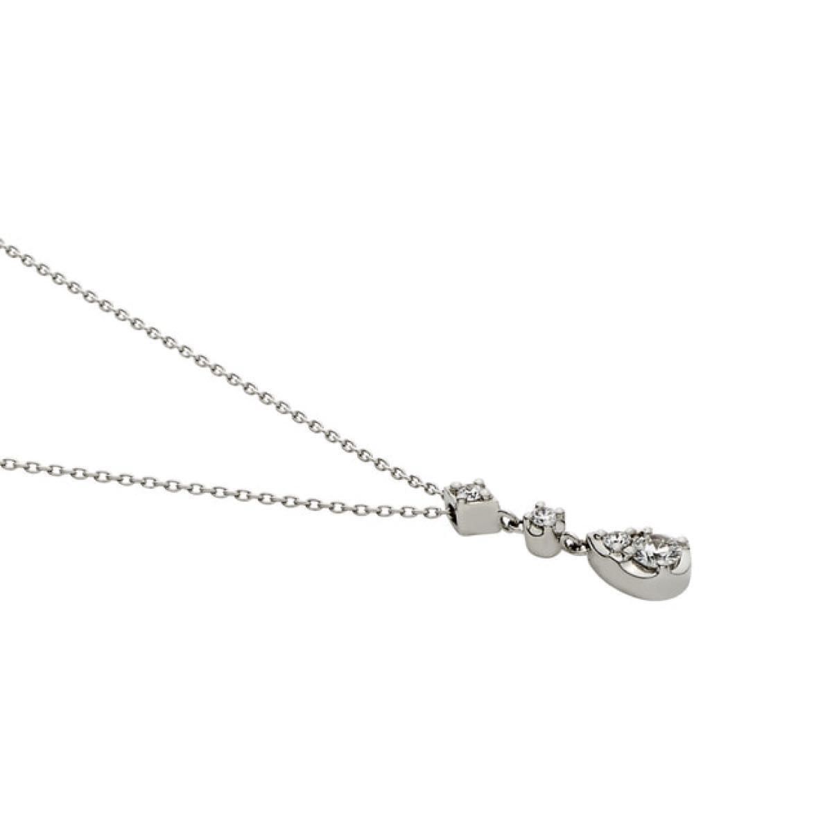 ヴァンドーム青山 0 17ct プラチナ ダイヤモンド ネックレス ヴァンドーム青山 0 17ct プラチナ ダイヤモンド ネックレス