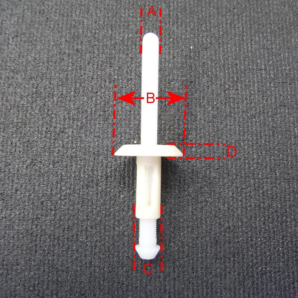  пластик заклепка комплект 235 деталь BMW,GM,VW,CHRYSLER,FORD для полимер производства слепая заклепка 