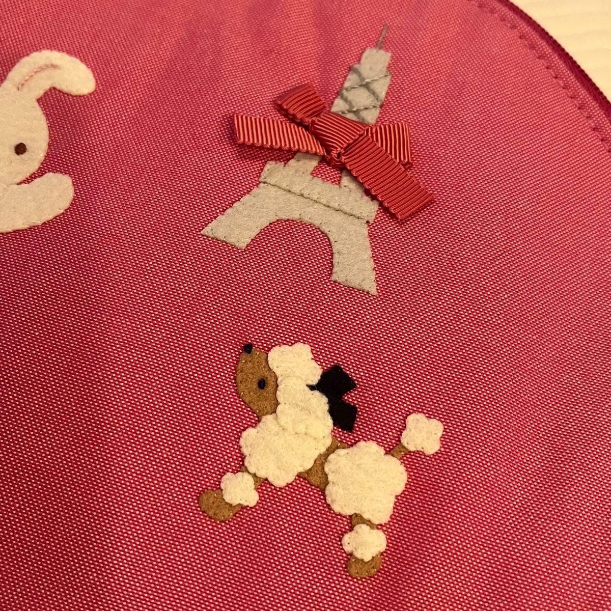 familiar ファミリア VIP限定ポーチ ピンク 手刺繍|Yahoo familiar ファミリア VIP限定ポーチ ピンク 手刺繍|Yahoo