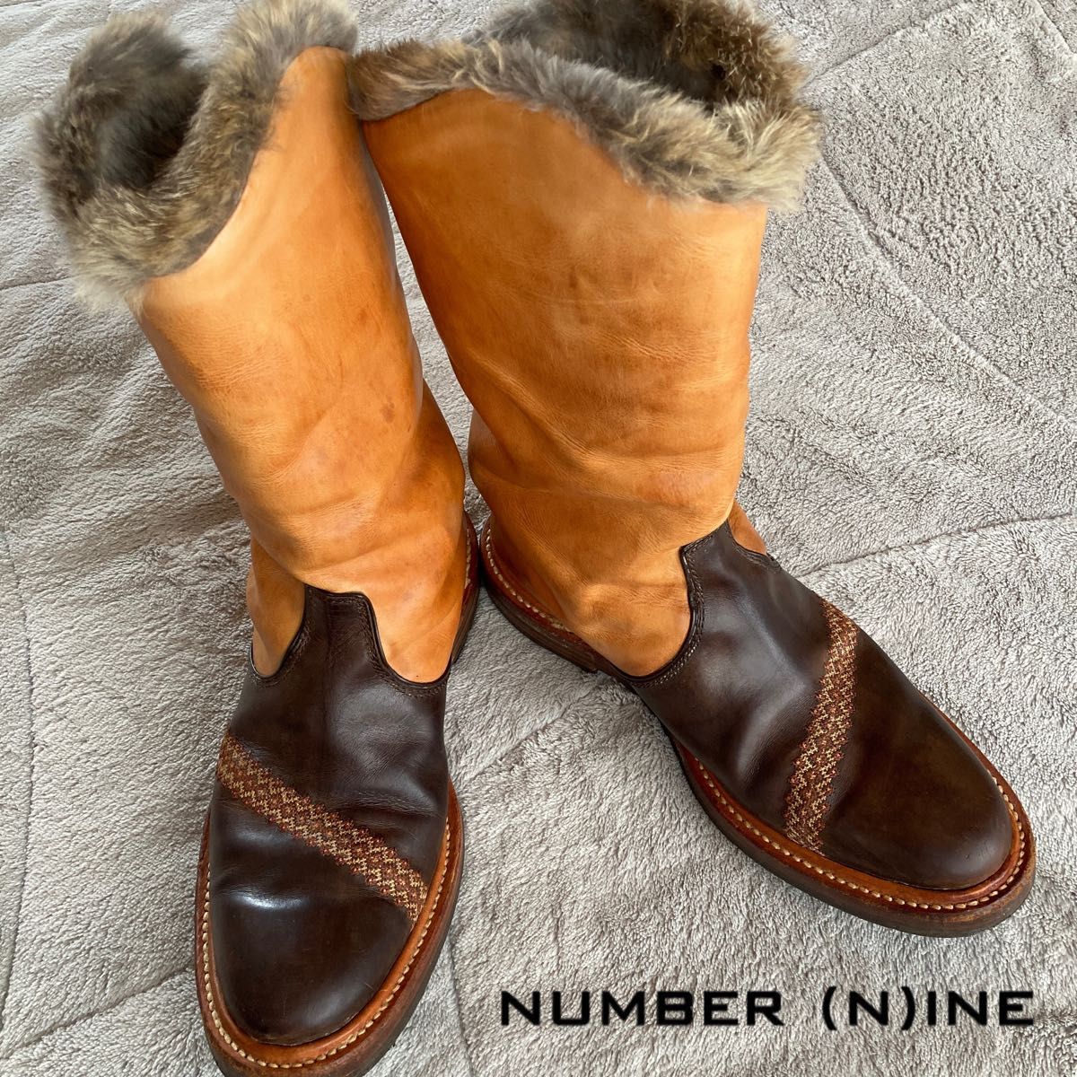 希少 NUMBER (N)INE ナンバーナイン ジョージ期 ラビットファー 希少 NUMBER (N)INE ナンバーナイン ジョージ期 ラビットファー