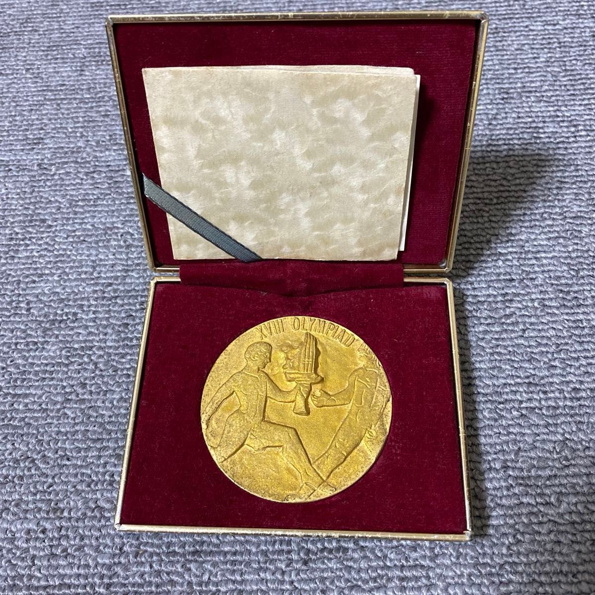 1964年 東京オリンピック 記念メダル XVIII OLYMPIAD ケース付き 1964年 東京オリンピック 記念メダル XVIII OLYMPIAD ケース付き