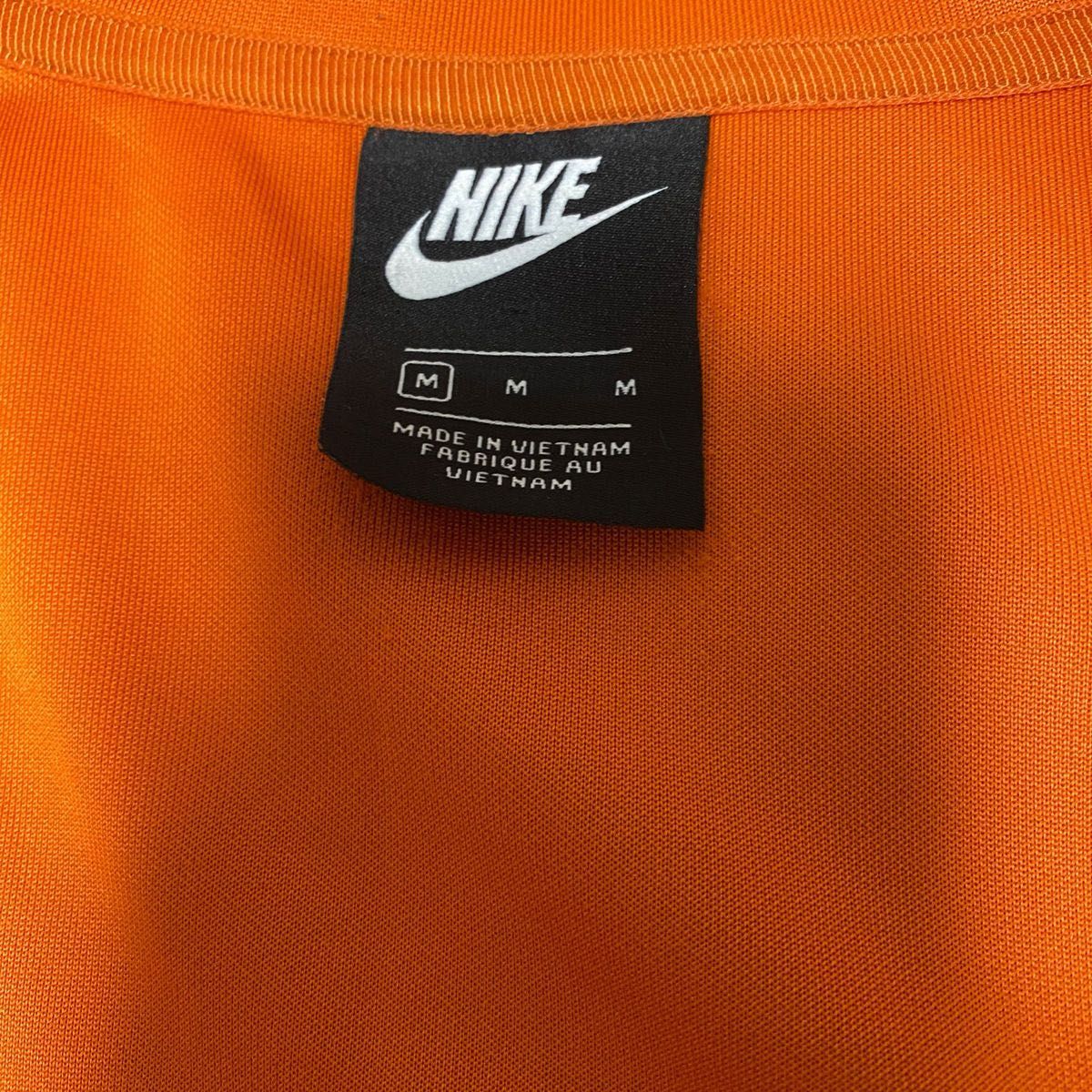 NIKEナイキ トラックジャケット ジャージ上 オレンジ 刺繍ロゴ NIKEナイキ トラックジャケット ジャージ上 オレンジ 刺繍ロゴ