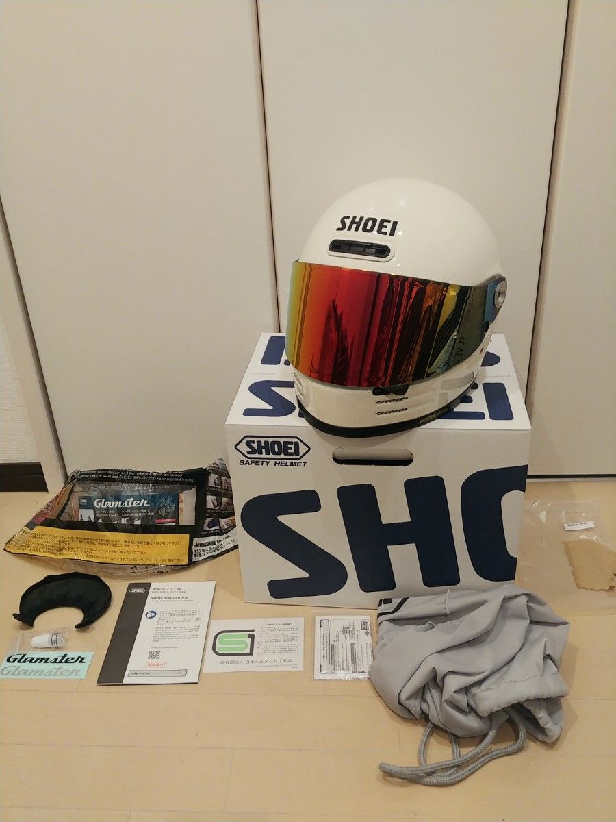 SHOEI ショウエイ Glamster グラムスター オフホワイト XL SHOEI ショウエイ Glamster グラムスター オフホワイト XL