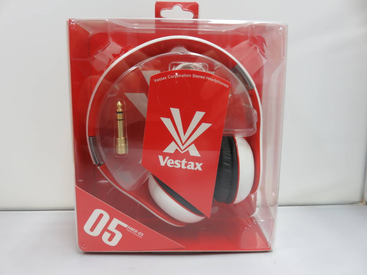 新品・未開封　 Vestax ヘッドフォン HMX-05 ホワイト 密閉ダイナミック型