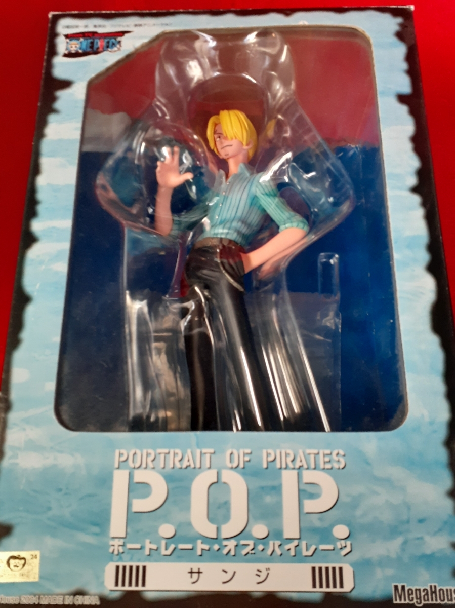 Paypayフリマ タバコパーツ欠品 ワンピース Pop サンジ Portrait Of Pirates フィギュア メガハウス 開封品 青