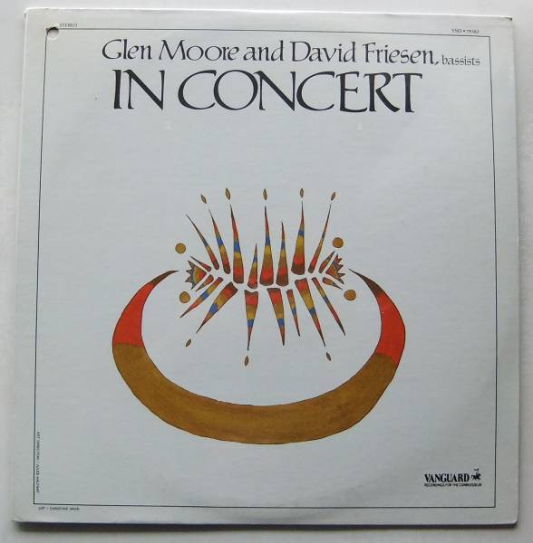 ◆ 未開封・希少 ◆ GLEN MOORE - DAVID FRIESEN / In Concert ◆ Vanguard VSD-79383 ◆_画像1