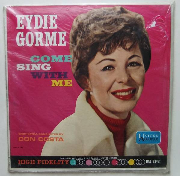 ◆ なんと当時の未開封シールド品 米オリジナル盤 ◆ EYDIE GORME / Come Sing With Me ◆ United Artists UAL-3143 (mono) ◆