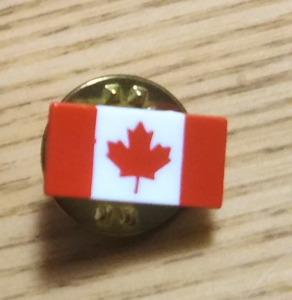 ピンバッジ　カナダ国旗