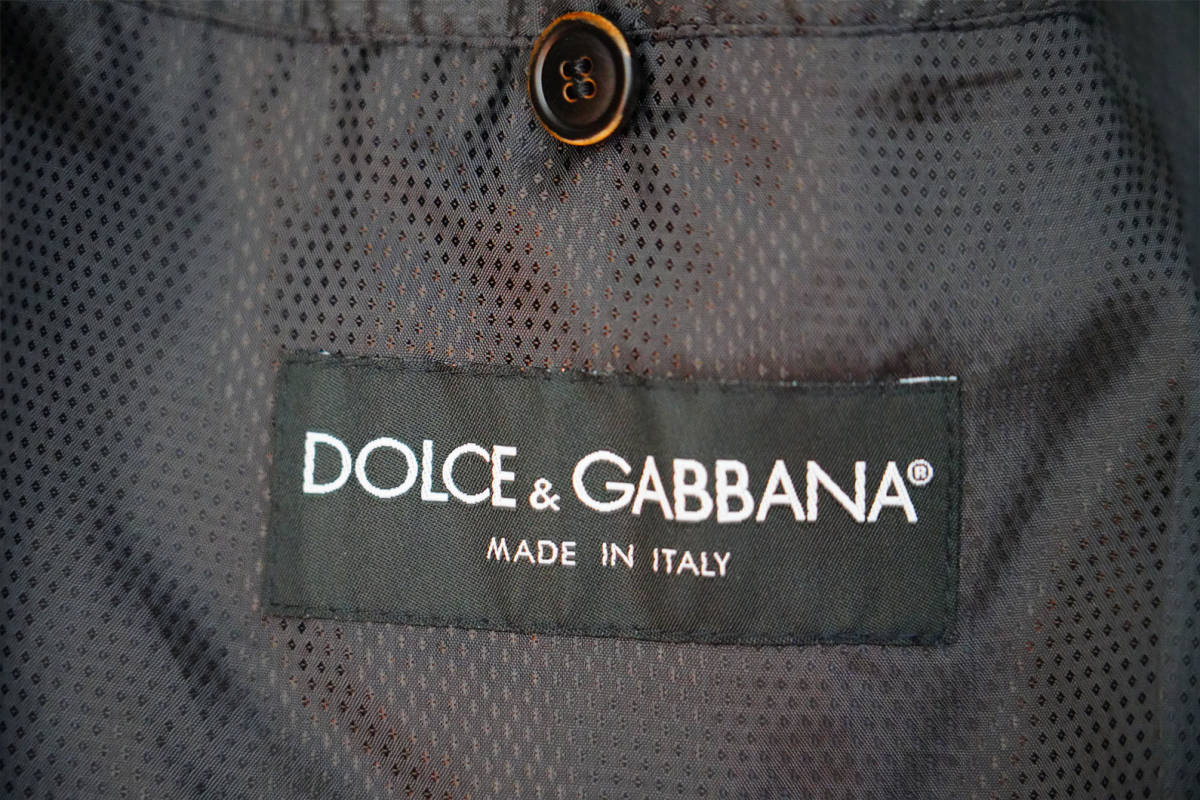 新品 ★ ドルチェ & ガッバーナ DOLCE & GABBANA コレクションライン 2014SS ライトコート(50)グレー ★ 国内定価30万超_画像8