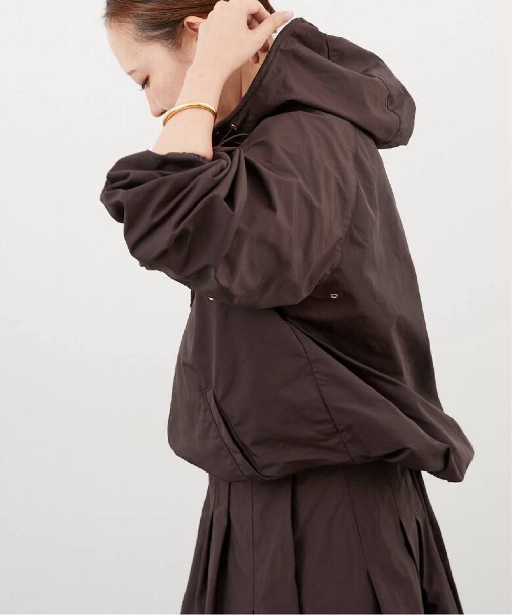 WASHED FULL ZIP ブルゾン フード付き Deuxieme Classe ブラウン WASHED FULL ZIP ブルゾン フード付き Deuxieme Classe ブラウン