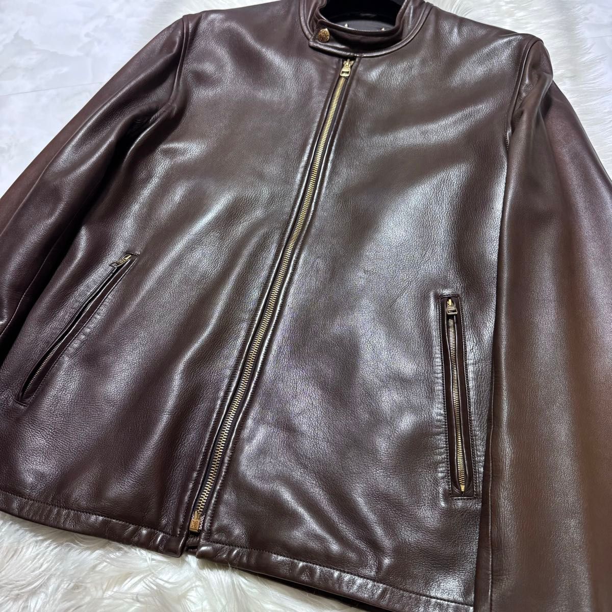 本物 ランウェイ ルイヴィトン LV zip up ラムレザー ライダース 本物 ランウェイ ルイヴィトン LV zip up ラムレザー ライダース