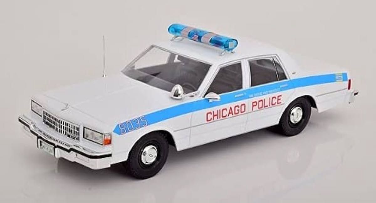 シボレーカプリス 1/18 MODELCAR ミニカー パトカー シカゴ市 シボレーカプリス 1/18 MODELCAR ミニカー パトカー シカゴ市