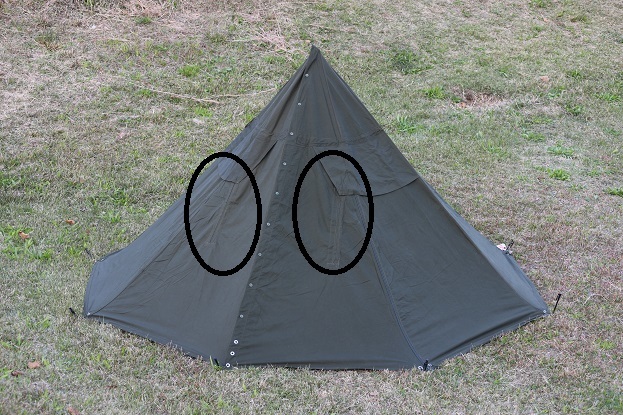 【はこぽす対応商品】 新品】PUPテント 片面開放 180-190 パップテントポーランド軍 ~3人用