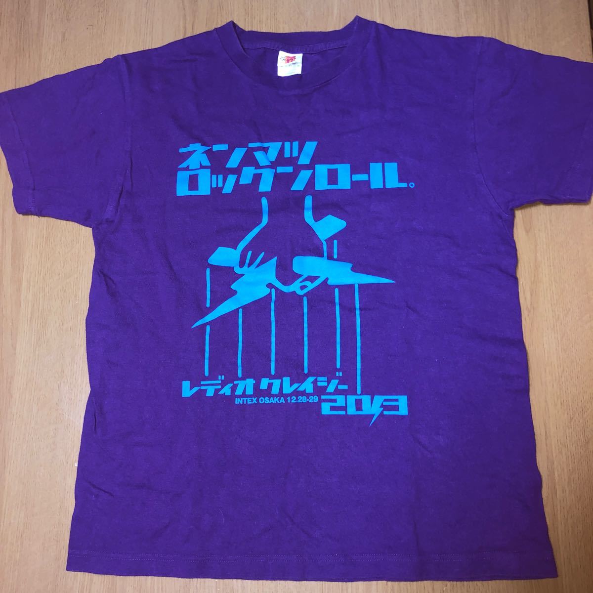 レディオクレイジー Tシャツ　紫色　M 2013 オフィシャル　ネンマツロック