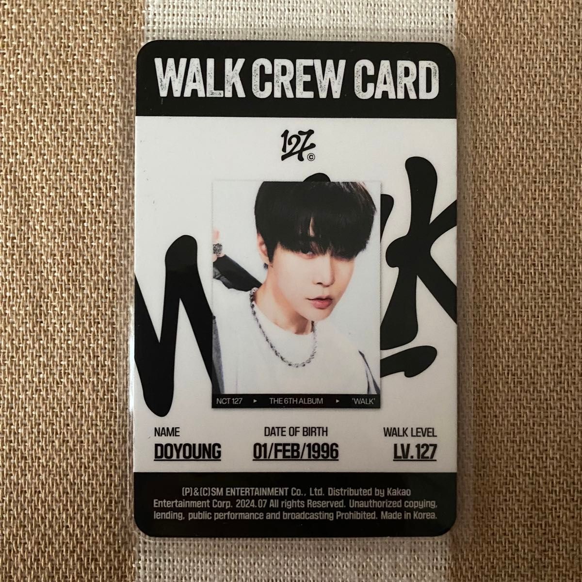 NCT127 WALK SMTOWN&STORE 予約特典 トレカ ドヨン NCT127 WALK SMTOWN&STORE 予約特典 トレカ ドヨン nct127 WALK