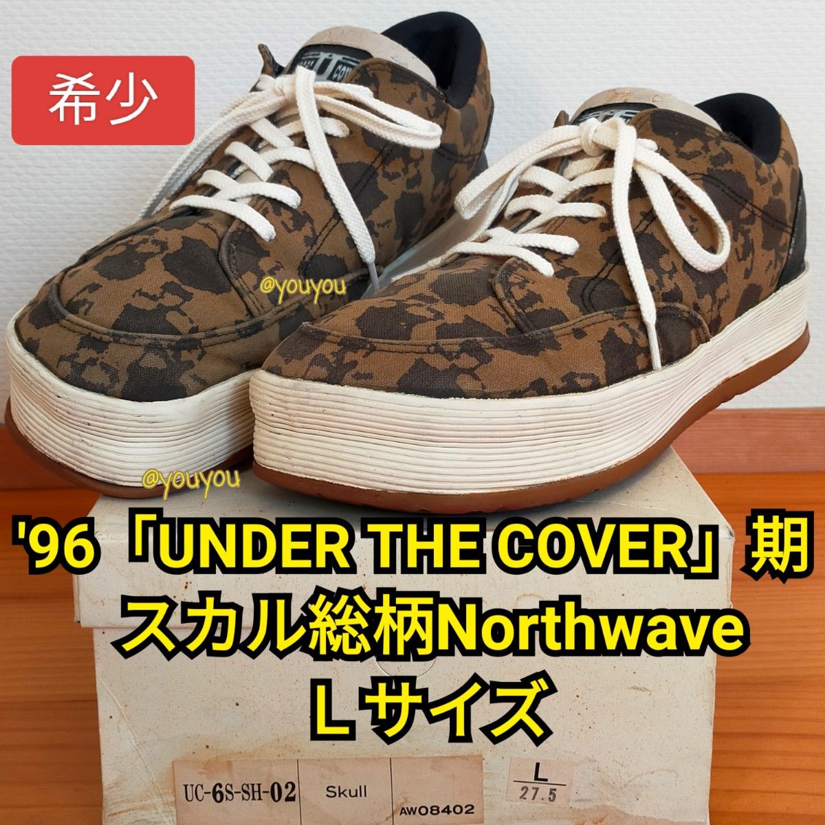 Lサイズ【復刻無】初期スカルNorthWave UNDER THE COVER期 Lサイズ【復刻無】初期スカルNorthWave UNDER THE COVER期