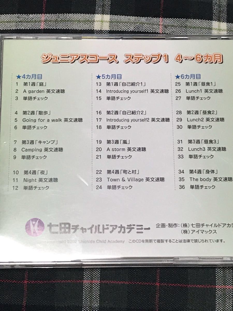 七田式 ジニアスコース  ステップ1 CD3枚 未開封あり