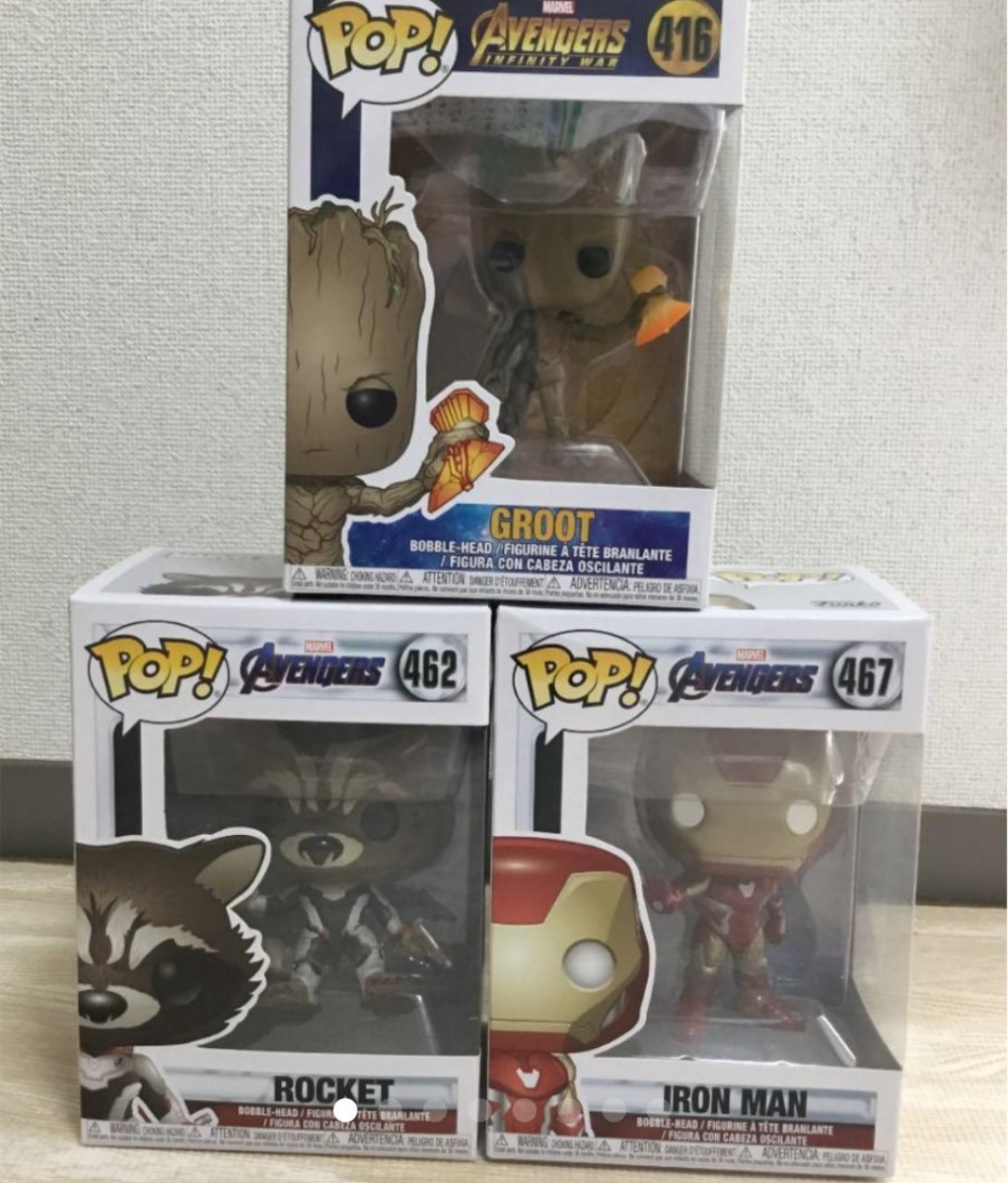 Paypayフリマ Pop フィギュア アイアンマン ロケット グルート マーベル 新品未開封 Paypayフリマ Pop フィギュア アイアンマン ロケット グルート マーベル 新品未開封