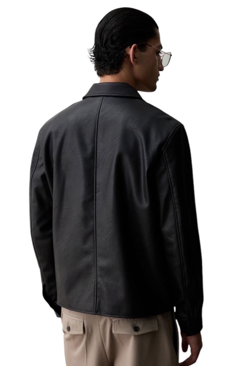 新品 H&M レザージャケット ライダースジャケット 短丈 M|Yahoo 新品 H&M レザージャケット ライダースジャケット 短丈 M|Yahoo
