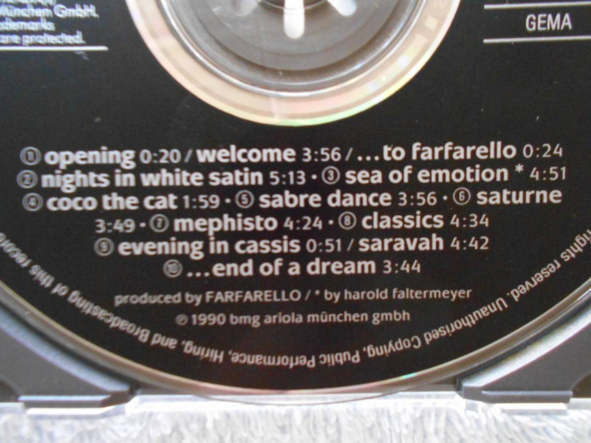 FARFARELLO ／ Chris Thompson（Manfred Mann's Earth Band）参加／メジャーデビュー盤_画像3