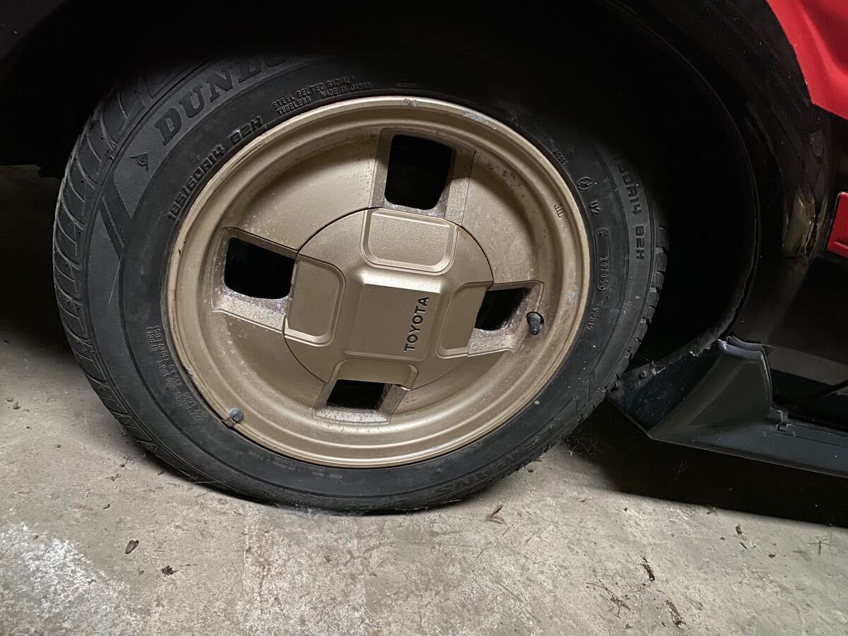 超希少!?激レア!?AE86純正オプションアルミホイール 14 超希少!?激レア!?AE86純正オプションアルミホイール 14