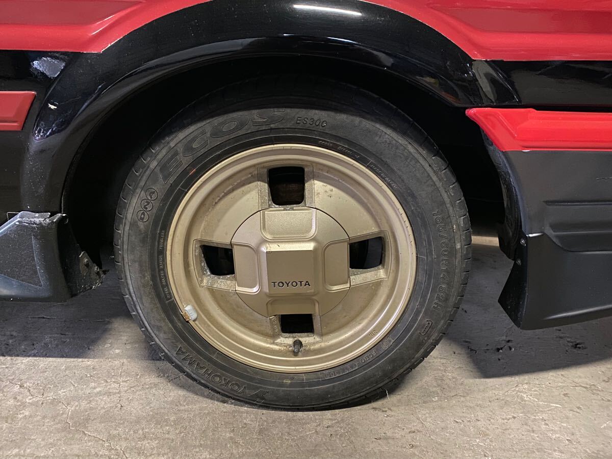 超希少!?激レア!?AE86純正オプションアルミホイール 14 超希少!?激レア!?AE86純正オプションアルミホイール 14