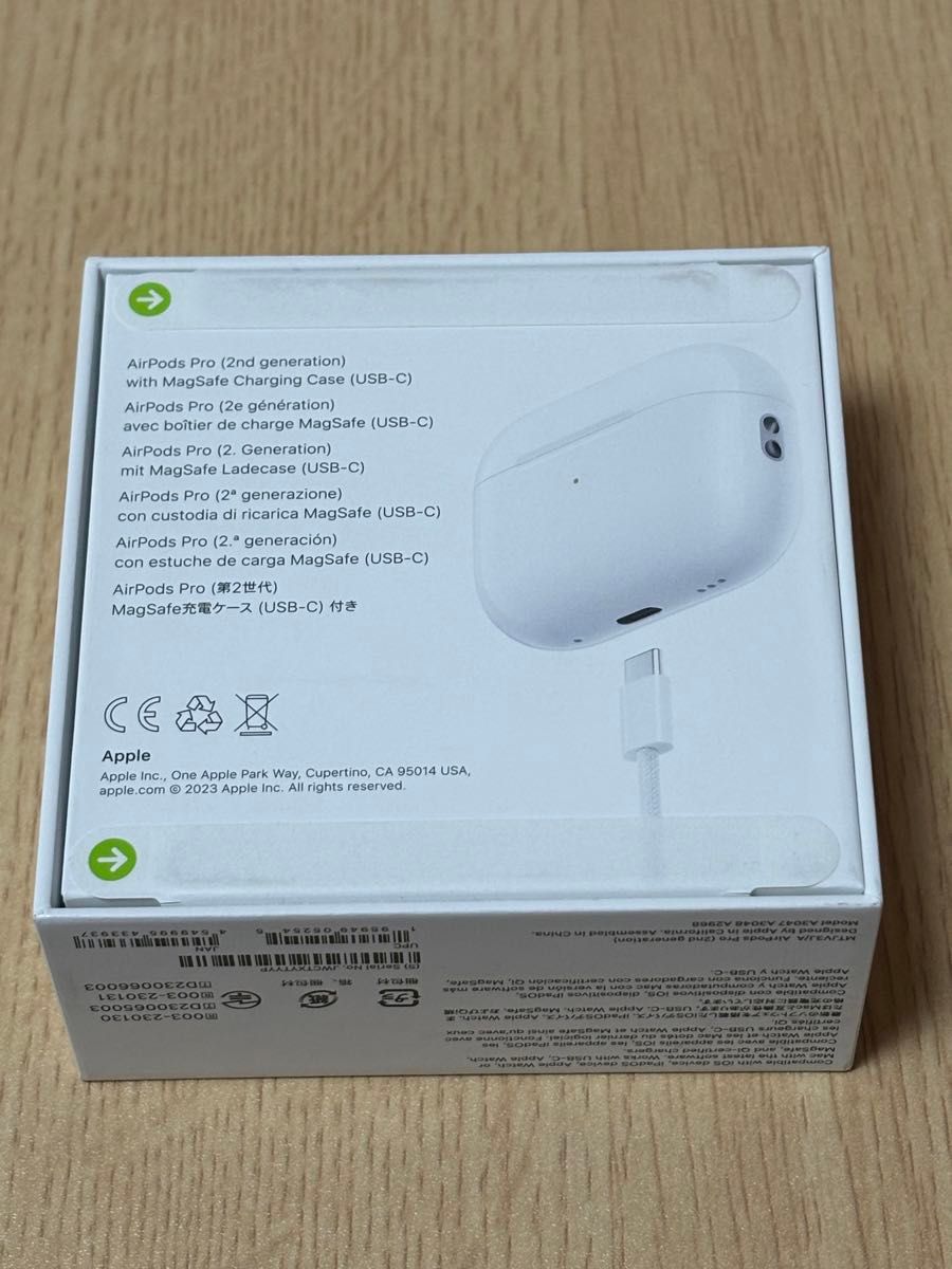 Apple AirPods Pro 第2世代 MagSafe充電ケース USB-Cコネクタ Apple AirPods Pro 第2世代 MagSafe充電ケース USB-Cコネクタ