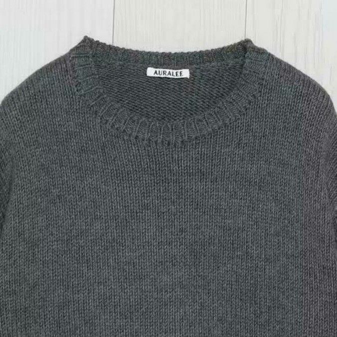 AURALEE WOOL SOFT CORD KNIT P/O ニット 24AW AURALEE WOOL SOFT CORD KNIT P/O ニット 24AW