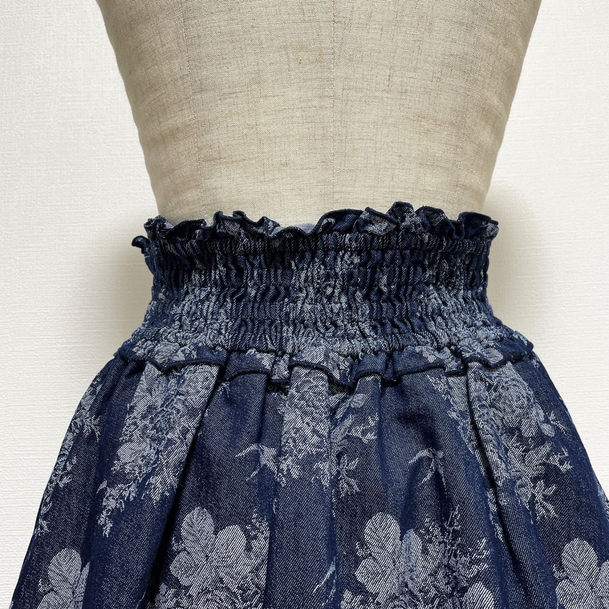 axes femme アクシーズファム 燕×薔薇柄デニムスカートロリータ axes femme アクシーズファム 燕×薔薇柄デニムスカートロリータ