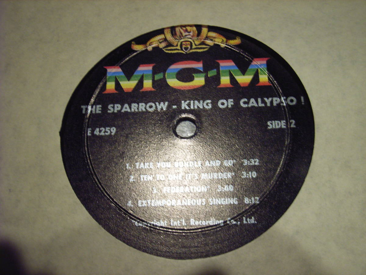 MIGHTY SPARROW / SPARROW-KING OF CALYPSO! /MONO/CALYPSO/UNDER MY SKIN/DETERMINATIONS