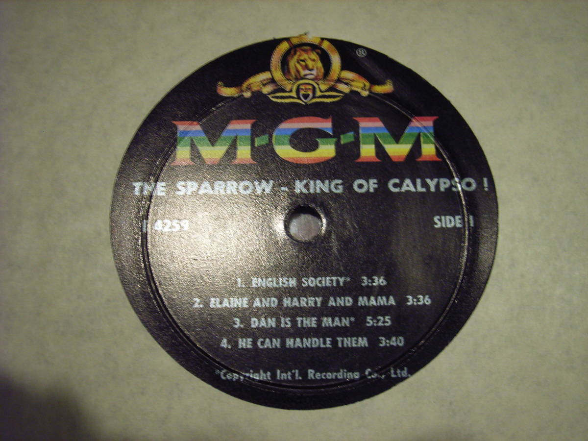 MIGHTY SPARROW / SPARROW-KING OF CALYPSO! /MONO/CALYPSO/UNDER MY SKIN/DETERMINATIONS