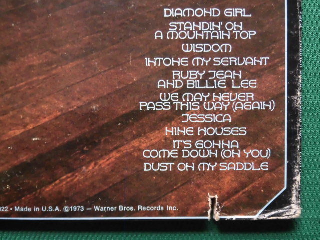 Seals & Crofts/Diamond Girl 　シングル・ヒット「ダイアモンド・ガール」70'sアメリカン・ロック・デュオ5作目、希少USオリジナル_画像10