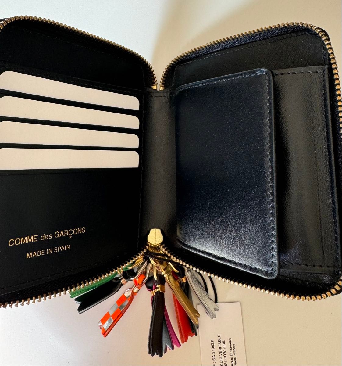 COMME des GARCONS マルチプル ジップパース ブラック 限定品 COMME des GARCONS マルチプル ジップパース ブラック 限定品