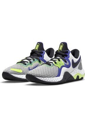 送料無料 通販 ELEVATE RENEW NIKE CW3406-101 黒/白/紫/黄緑系 2 エレベイト リニュー ナイキ 25.5cm II バッシュ バスケットボール 25.5cm